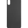 Back Glass With 3M Adhesive For iPhone X (No Logo / Large Camera Hole) (Space Gray)