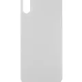 Back Glass With 3M Adhesive For iPhone X (No Logo / Large Camera Hole) (Silver)