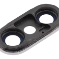Back Camera Lens With Bracket & Bezel For iPhone X (Aftermarket Plus) (Silver) (10 Pack)