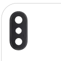 Back Camera Lens With Bracket & Bezel For iPhone X (Aftermarket Plus) (Space Gray) (10 Pack)