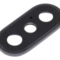 Back Camera Lens With Bracket & Bezel For iPhone X (Aftermarket Plus) (Space Gray) (10 Pack)