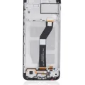 LCD Assembly With Frame For Motorola Moto G8 Power Lite (XT2055 / 2020) (Refurbished) (Black)