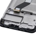 LCD Assembly With Frame For Motorola Moto G8 Power Lite (XT2055 / 2020) (Refurbished) (Black)
