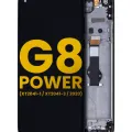 LCD Assembly With Frame For Motorola Moto G8 Power (XT2041-1 / XT2041-3 / 2020) (Refurbished) (Smoke Black)