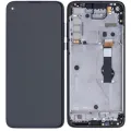 LCD Assembly With Frame For Motorola Moto G8 Power (XT2041-1 / XT2041-3 / 2020) (Refurbished) (Smoke Black)