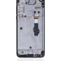 LCD Assembly With Frame For Motorola Moto G8 Power (XT2041-1 / XT2041-3 / 2020) (Refurbished) (Smoke Black)