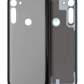 Back cover Glass For Motorola Moto G8 Power (XT2041-1 / XT2041-3 / 2020) (Smoke Black)