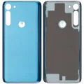 Back cover Glass For Motorola Moto G8 Power (XT2041-1 / XT2041-3 / 2020) (Capri Blue)
