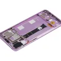 OLED Assembly With Frame For Xiaomi Mi 9 (Aftermarket Plus) (Lavender Violet)