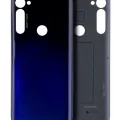 Back cover Glass For Motorola Moto G Stylus 6.4" (XT2043 / 2020) (Genuine OEM) (Mystic Indigo)