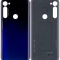 Back cover Glass For Motorola Moto G Stylus 6.4" (XT2043 / 2020) (Genuine OEM) (Mystic Indigo)