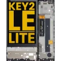LCD Assembly With Frame For BlackBerry KEY2 LE / Lite (BBE100 Series) (Refurbished) (Slate)