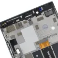 LCD Assembly With Frame For BlackBerry KEY2 LE / Lite (BBE100 Series) (Refurbished) (Slate)