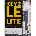 LCD Assembly With Frame For BlackBerry KEY2 LE / Lite (BBE100 Series) (Refurbished) (Champagne)