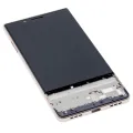 LCD Assembly With Frame For BlackBerry KEY2 LE / Lite (BBE100 Series) (Refurbished) (Champagne)