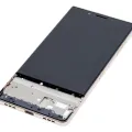 LCD Assembly With Frame For BlackBerry KEY2 LE / Lite (BBE100 Series) (Refurbished) (Champagne)