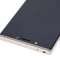 LCD Assembly With Frame For BlackBerry KEY2 LE / Lite (BBE100 Series) (Refurbished) (Champagne)