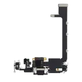 Charging Port Flex Cable With Board For iPhone 11 Pro Max (Used OEM Pull) (Space Gray)