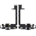 Charging Port Flex Cable With Board For iPhone 11 Pro Max (Used OEM Pull) (Space Gray)