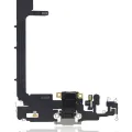 Charging Port Flex Cable With Board For iPhone 11 Pro Max (Used OEM Pull) (Silver)