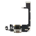 Charging Port Flex Cable With Board For iPhone 11 Pro (Used OEM Pull) (Gold)