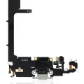 Charging Port Flex Cable With Board For iPhone 11 Pro (Used OEM Pull) (Silver)