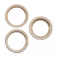 Back Camera Bezel Ring Only For iPhone 12 Pro (Gold) (3 Piece Set)