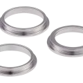 Back Camera Bezel Ring Only For iPhone 12 Pro (Silver) (3 Piece Set)