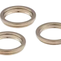 Back Camera Bezel Ring Only For iPhone 12 Pro Max (Gold) (3 Piece Set)
