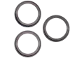 Back Camera Bezel Ring Only For iPhone 12 Pro Max (Graphite) (3 Piece Set)