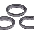 Back Camera Bezel Ring Only For iPhone 12 Pro Max (Graphite) (3 Piece Set)