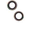 Back Camera Lens (Glass Only) With Adhesive For iPhone 14 / 14 Plus (2 Piece Set) (Aftermarket Plus) (10 Pack)