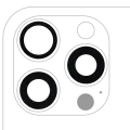 Back Camera Lens (Glass Only) With Adhesive For iPhone 15 Pro Max (3 Piece Set) (Aftermarket Plus) (10 Pack)