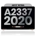 Complete LCD Display Assembly For MacBook Air 13" A2337 (2020) (Used OEM Pull: Grade B) (Space Gray)