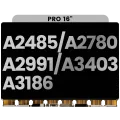 Матриця LCD для MacBook Pro 16" A2485 (2021) Pro / Max / A2780 (2023) / A2991 (2023) / A3403 (2024) Pro / A3186 (2024) Max (24HZ - 120HZ)