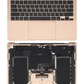 Top Case with Battery and Keyboard (ANSI US) For MacBook Air 13" A2337 (2020) (Gold)