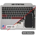 Top Case with Battery and Keyboard (ANSI US) For MacBook Air 13" A2337 (2020) (Space Gray)