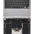 Top Case with Battery and Keyboard (ANSI US) For MacBook Air 13" A2337 (2020) (Space Gray)