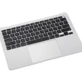 Top Case with Battery and Keyboard (ANSI US) For MacBook Air 13" A2337 (2020) (Silver)