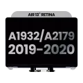 Complete LCD Display Assembly For MacBook Air 13" A1932 (2019) / A2179 (2020) (Used OEM Pull: Grade C) (Space Gray)