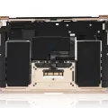 Top Case with Battery and Keyboard (ISO UK) For MacBook Air 13" A2337 (2020) (Gold)