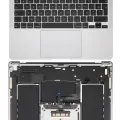 Top Case with Battery and Keyboard (ISO UK) For MacBook Air 13" A2337 (2020) (Space Gray)