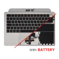 Top Case with Battery and Keyboard (ISO UK) For MacBook Air 13" A2681 (2022) (Starlight)