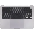 Top Case with Battery and Keyboard (ISO UK) For MacBook Air 13" A2681 (2022) (Space Gray)