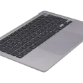 Top Case with Battery and Keyboard (ISO UK) For MacBook Air 13" A2681 (2022) (Space Gray)