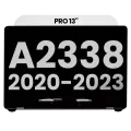 Complete LCD Display Assembly For MacBook Pro 13" A2338 (2020) (Used OEM Pull: Grade B) (Silver)