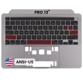 Top Case with Keyboard (ANSI US) For MacBook Pro 13" A2338 (2020) (Space Gray)
