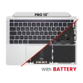 Top Case with Battery and Keyboard (ISO UK) For MacBook Pro 13" A2338 (2020) (Silver)