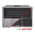 Top Case with Battery and Keyboard (ISO UK) For MacBook Pro 13" A2338 (2020) (Space Gray)