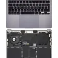 Top Case with Battery and Keyboard (ISO UK) For MacBook Pro 13" A2338 (2020) (Space Gray)